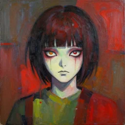 abstract painting by junji ito