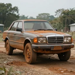 rusty mercedes - benz w 2 2 1 s 5 0 0, 8 k