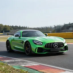 Mercedes AMG GTR on Spa Francorchamps