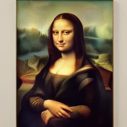 mona lisa painting a self portrait