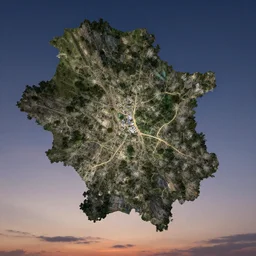 hdr map of evening sky, photorealistic, hyper detailed, hyper realistic, houdini, vfx, unreal engine 4, octane render, arnold render, vray render, 8 k