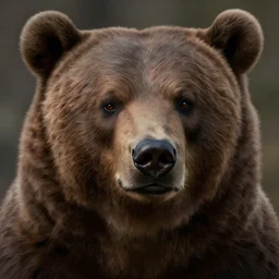 a man bear, concept art, detailed face, fantasy, highly detailed, cinematic lighting, digital art painting by greg rutkowski