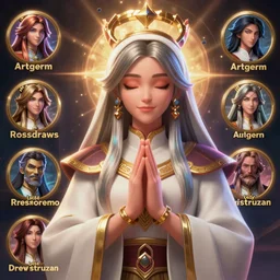 a saint noble high priestess pray for god as a league of legends character, peppy clothes, priestess key visual, masterpiece, cg animation, riot enterainment, arcane, realistic, hyper detailed, character select portrait, by artgerm, rossdraws, loish, drew struzan, 3 d