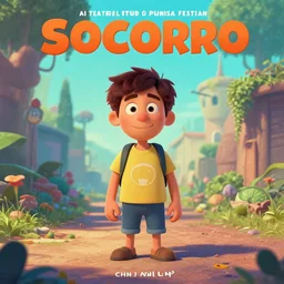 poster for an animation film called socorro, 8 k, hd, art by craig mullins