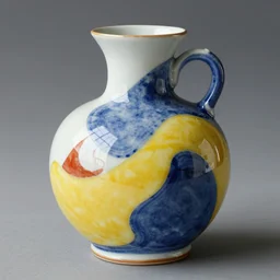study of shino oribe yayoi ceramics with bold innovative organic shape, vibrant colors, individual piece, black background, lacquer, carved lacquer, bokeh, nightlight, studio lighting, hard lighting