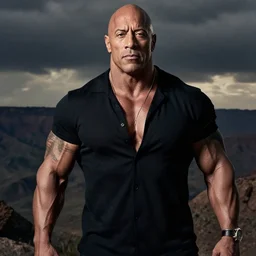 anthony padilla as dwayne the rock johnson