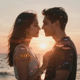 double exposure of love, symbols of live, love is the most relevant theme, love is infinity, love os begin of all, 8 k resolution, artistic mode, artistic, trending on instagram, long exposure