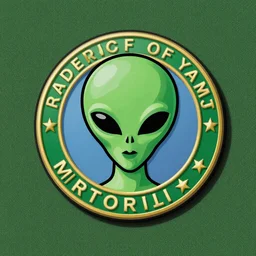 an alien merit badge