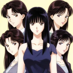 An anime portrait of beautiful young women still ,WLOP, Ilya Kuvshinov ,James Jean, Andrei Riabovitchev , symmetrical