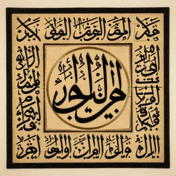 arabic calligraphy, masterpiece, art