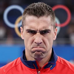 frowning olympic sport