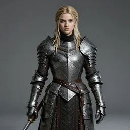 Elisha Cuthbert as a Dark Souls warrior masterpiece, intricate medieval armour, centred symmetrical portrait, shoulders and head, art nouveau tarot style, golden halo, by Edgar Maxence, Ross Tran, distaw Beksinski, Michael Whelan, gustav dore, H.R. Giger, and Mucha, 8k, octane render