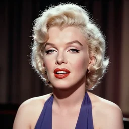 modern photograph of Marilyn Monroe lookalike in year 2032 high definition real getty image