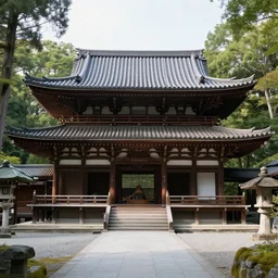 a beautiful Zen Buddhist Forest Temple by Tomomi Abe