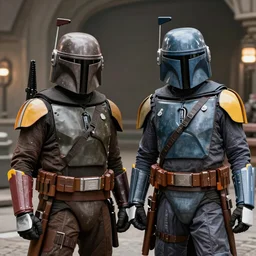 Jango Fett teaming up with Boba Fett