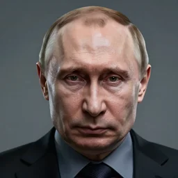 a scary monster as vladimir putin, highly detailed, realistic face, amazing digital art, trending on artstation