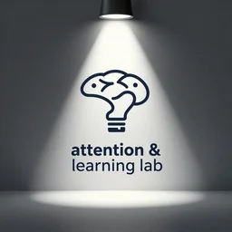 icon stylized minimalist logo design for'attention & learning lab ', academic, pictorial representation of attention and distraction, spotlight, symbolic, no text, cory loftis, behance hd by jesper ejsing, by rhads, victo ngai, ilya kuvshinov, flat design, professional online branding