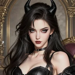 the portrait of neutral evil fallen female dark knight vagabond as absurdly beautiful, gorgeous, elegant, sophisticated, realistic sensual gravure idol, an ultrafine hyperdetailed illustration by kim jung gi, irakli nadar, detailed face, intricate linework, bright colors, octopath traveler, final fantasy, unreal engine highly rendered, global illumination, detailed and intricate environment
