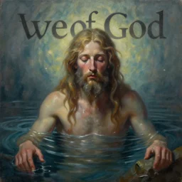 word of God, very detailed and realistic oil paintig by the drowned God