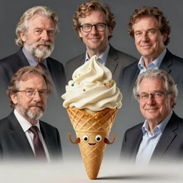 anthropomorphic ice cream cone, epic composition, 2 0 0 mm focal length, donato giancola, tim hildebrandt, wayne barlow, bruce pennington, larry elmore