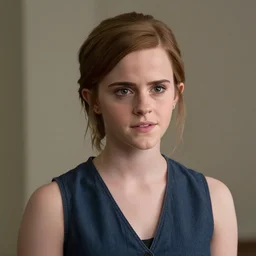 “portrait of Emma Watson in stranger things”