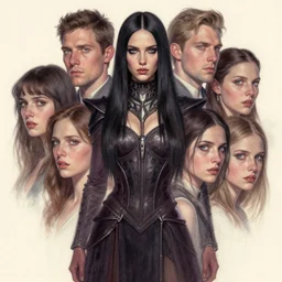 asymmetrical portraitconcept art by thomas blackshear, maya ali as neo - gothic empire sorcerer, matte painting, extremely emotional, pastel colours, realistic shaded lighting poster by hsiao ron chen, artgerm, lawren harris, eve ventrue, magali villeneuve, jeremy lipkin, rob rey, christophe vacher