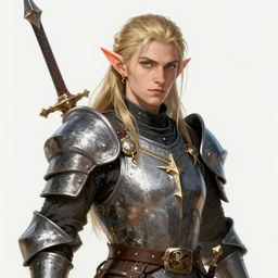 portrait of an elf warrior, digital art, sharp focus, detailed, donato giancola