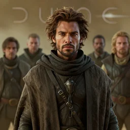 a portrait of duncan idhao from dune cinematic lighting, photorealistic, octane render, 8 k, depth of field, 3 d, art by artgerm and greg rutkowski and alphonse mucha and uang guangjian and gil elvgren and sachin ten, duncan looks like jason momoa