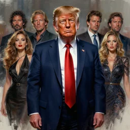 epic professional digital art of donald trump, atmospheric lighting, paint and ink, illustrated, detailed, by leesha hannigan, wayne haag, reyna rochin, ignacio fernandez rios, mark ryden, iris van herpen, best on artstation, cgsociety, epic, stunning, gorgeous, much wow, much detail, cinematic, masterpiece