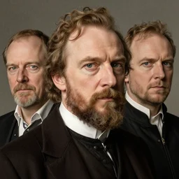 detailed portrait of Maarten van Rossem, Greg Hildebrandt