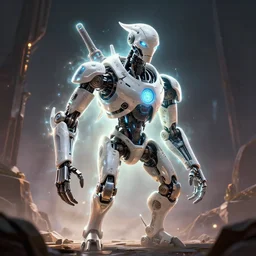 stalker machine mecanical creature robot of horizon forbidden west horizon zero dawn radiating a glowing aura global illumination ray tracing hdr fanart arstation by ian pesty and alena aenami artworks in 4 k