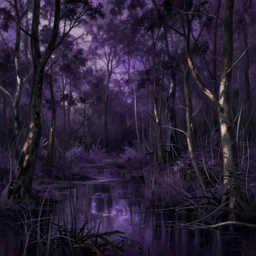 dark purple swamp, by anguissola sofonisba