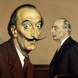 Dr Phil painted by Salvador Dali