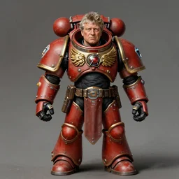 wearing warhammer 4 0 0 0 0 emperor armor realistic anthropomorphic bill gates scifi cyberpunk, visible face and full body portrait art by donato giancola and greg rutkowski, vintage retro scifi, realistic face, digital art, trending on artstation, symmetry
