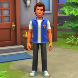 pee wee herman in the sims 4
