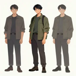 a wanderer, character sheet, concept design, contrast, kim jung gi, greg rutkowski, zabrocki, karlkka, jayison devadas, trending on artstation, 8 k, ultra wide angle, pincushion lens effect