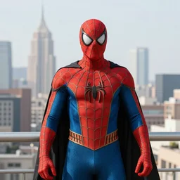spiderman dressed as batman