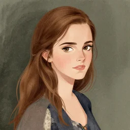 emma watson light novel illustration