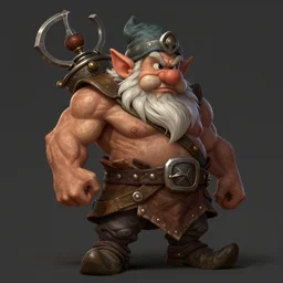 dwarf blacksmith, muscular arms, highly detailed, illustration, artstation, art by ekaterina chesalova