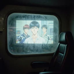 fuji 5 0 r, 3 5 mm ; closeup film still of nuclear shelter interior with leather seat foggy window wall view like ; in the background projection of beautiful hyperrealistic film still from medical movie of seinen manga cyborg scene in style of 1 9 9 0 frontier in porcelain 3 5 mm photography magazine architectural studio edition, highly detailed, cinematic lighting, 8 k
