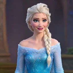 ellen degeneres as elsa in live action disney frozen, 8k resolution, full HD, cinematic lighting, award winning, anatomically correct