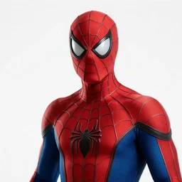 photorealistic portrait, crisp quality and light reflections, studio lighting, bright studio setting, highly detailed, unreal engine 5 quality render, still photo of spiderman