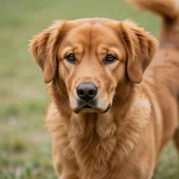 a real red dog, realistic, detailed