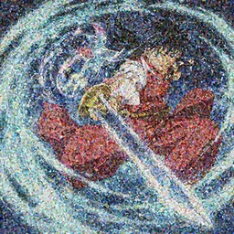 anime art of a sword channeling wind and energy, fantasy, kawacy, makoto shinkai