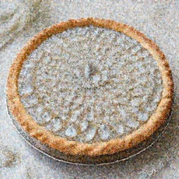 a beautiful and elegant pie made from clear gemstones