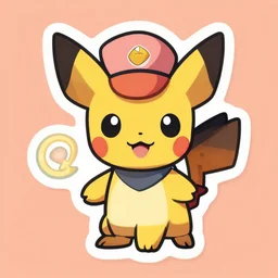 cute miss mascot ponyta ponyta ponyta pokemon sticker art, cronobreaker, beeple game icon