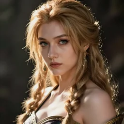 Close-up screenshot of Lady from Devil May Cry in Skyrim