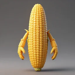 corn humanoid figure monster, symmetrical, highly detailed, digital art, sharp focus, autumn, trending on art station, anime art style