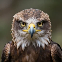 an eagle with a cat face, photo realistic 8 k, trending on artstation, hyper detailed