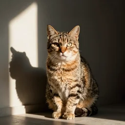 a cat in the style of analog